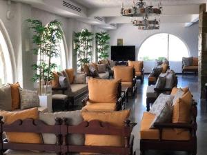 Posezení v ubytování Karteros Hotel