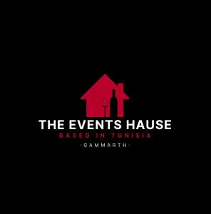 un logotipo para el centro de eventos con sede en tunica en Events Hause, en Gammarth