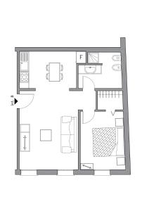 Planul etajului la Int 8 - Suite Ginevra by Residence San Luca