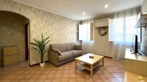 Un televizor și/sau centru de divertisment la Int 8 - Suite Ginevra by Residence San Luca
