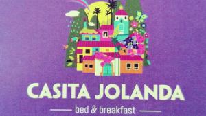 a sign that says casilla jolanda with a picture at Casita Jolanda in Albano Laziale