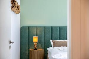 Ein Bett oder Betten in einem Zimmer der Unterkunft Villa Beatrice Inseltraum