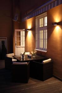 אזור ישיבה ב-DOLCE VITA studio apartment with amazing sunny terrace