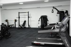 Fitness centrum a/nebo fitness zařízení v ubytování Hotel Konstantin