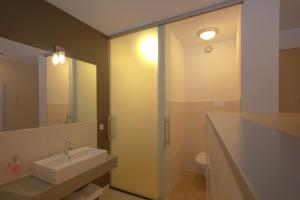 Koupelna v ubytování Boshotel Overberg