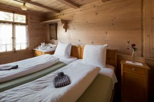 Postel nebo postele na pokoji v ubytování Hotel Waldrand