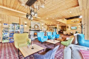 Χώρος καθιστικού στο Hotel Zerrenpach Látky