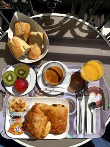 Frukostalternativ för gäster på Hotel Citadelle