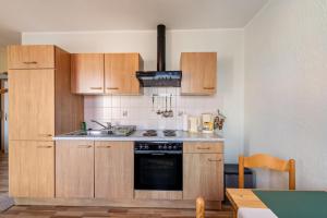 Η κουζίνα ή μικρή κουζίνα στο Apartment Abendrot