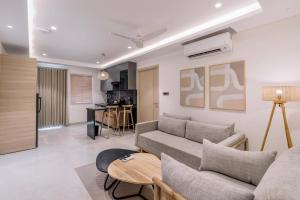 Posezení v ubytování SKYLA Studios & Suites - Kondapur
