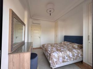 Postel nebo postele na pokoji v ubytování LUXUEUSE VILLA AVEC PISCINE PRIVEE PROCHE D'AGADIR