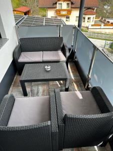 Posezení v ubytování Apartment Alpenstyle Ennstal
