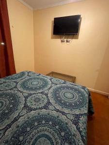 Ένα ή περισσότερα κρεβάτια σε δωμάτιο στο 1 dormitorio Piso bajo