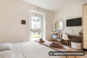Posteľ alebo postele v izbe v ubytovaní Vittoria room