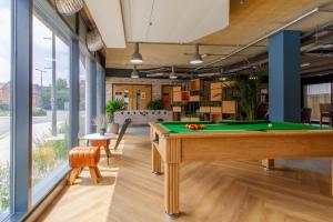 a billiard room with a pool table at Exquisite Ensuites at The Croft Derby in Derby