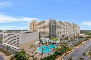 an aerial view of ariott resort with a pool at Laketown Wharf 1331 in Panama City Beach