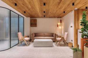 Posezení v ubytování SKYLA Studios & Suites - Kondapur