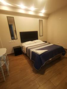 1 dormitorio con 1 cama grande en una habitación en Hotel Sol de Marcona, en San Juan