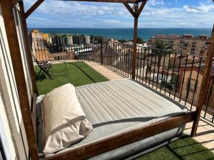 Balkon lub taras w obiekcie Rooms in Seafront Villa