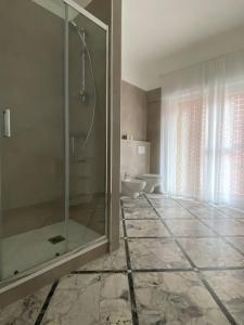 Koupelna v ubytování Quintino Sella suites