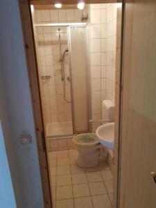 Kúpeľňa v ubytovaní Ferienwohnung in Villa "Parkblick"