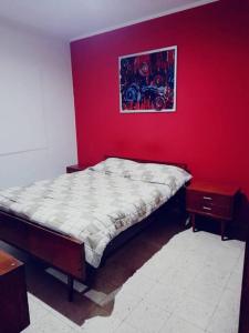 Postel nebo postele na pokoji v ubytování Lo de Norma