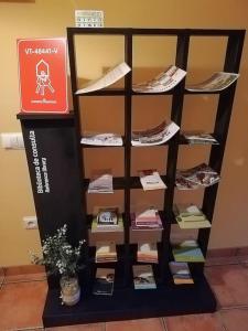 Knihovna v apartmánu