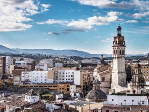 Nespecifikovaný výhled na destinaci Ontinyent nebo výhled na město při pohledu z apartmánu