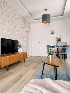 Μια τηλεόραση ή/και κέντρο ψυχαγωγίας στο Luxury Residence Gdansk