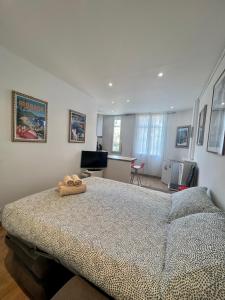 Гостиная зона в Charmant studio alle porte di Monte-Carlo