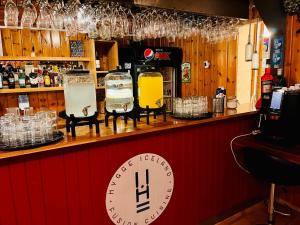 埃亚菲亚德拉库尔酒店酒廊或酒吧区