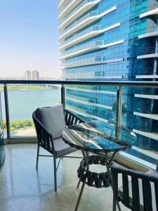 En balkon eller terrasse på شقه فندقيه بفندق هيلتون المعادي