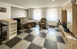 Χώρος καθιστικού στο Ferienwohnung Klink