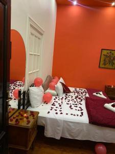Voodi või voodid majutusasutuse Meramees Hotel toas