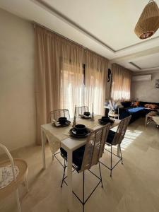 Istumisnurk majutusasutuses Charming Appartment in Gueliz