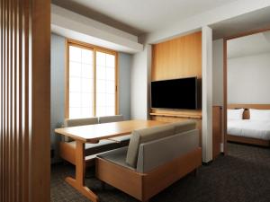 Voodi või voodid majutusasutuse MIMARU Tokyo Station East toas
