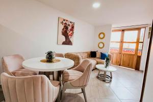 Khu vực ghế ngồi tại Apartamento 202 - Vista a la Represa - 3 Habitaciones 1 Sofa Cama - Rentas Cortas Gerencial +53 ảnh