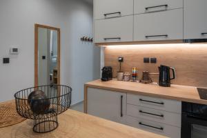 Kuchyň nebo kuchyňský kout v ubytování Palaia Luxury Suite + 37 fotografií