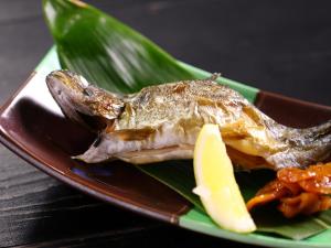 Matur á eða í nágrenni ryokan-hótelanna