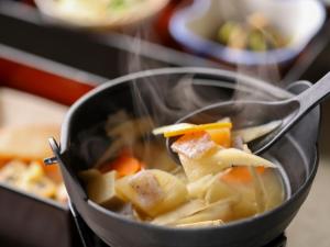 Matur á eða í nágrenni ryokan-hótelanna
