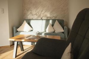 Posezení v ubytování Ferienwohnung Schönblick