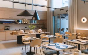 Kuchyň nebo kuchyňský kout v ubytování Hotel Zenit Bilbao