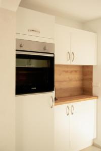 Kuchyň nebo kuchyňský kout v ubytování Ferienwohnung Schönblick