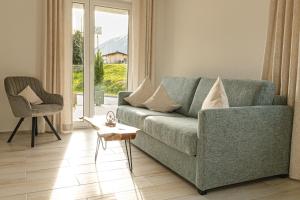 Posezení v ubytování Ferienwohnung Schönblick