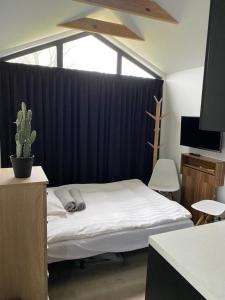 Apartement Dieskantにあるベッド