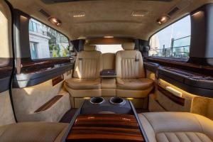a view of the back seats of a van at MFB Tarabya Hotel in Istanbul