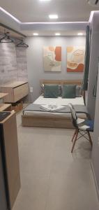 Letto o letti in una camera di VM CENTRAL STUDIO