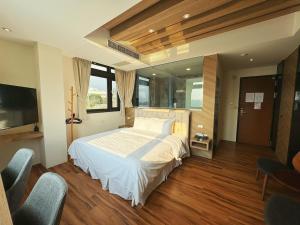 Voodi või voodid majutusasutuse Ocean View Hall B&B toas