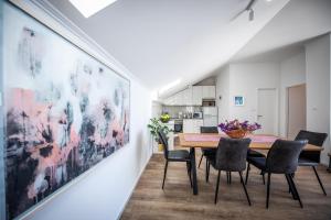 Kuchyň nebo kuchyňský kout v ubytování Apartments Mariana