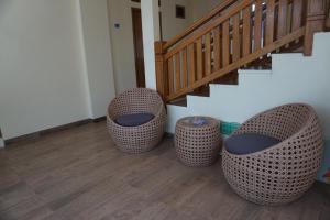 Ein Sitzbereich in der Unterkunft Cipada Guesthouse syariah